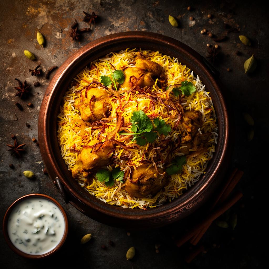 Chicken (kip) Biryani