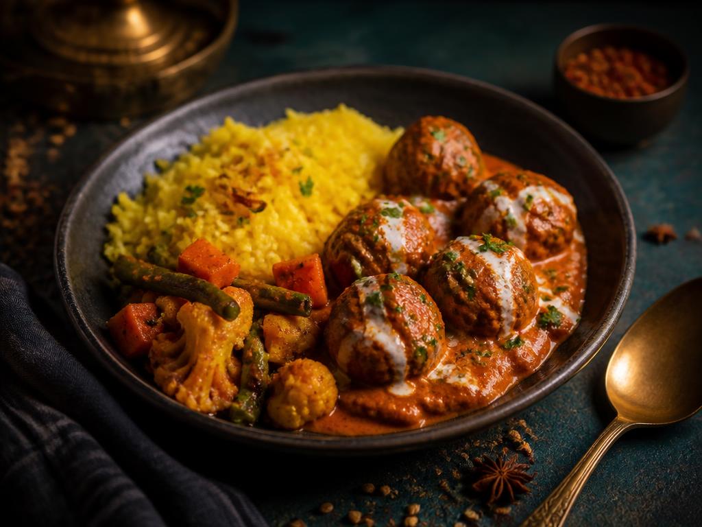 Indiase Gehaktbal Curry